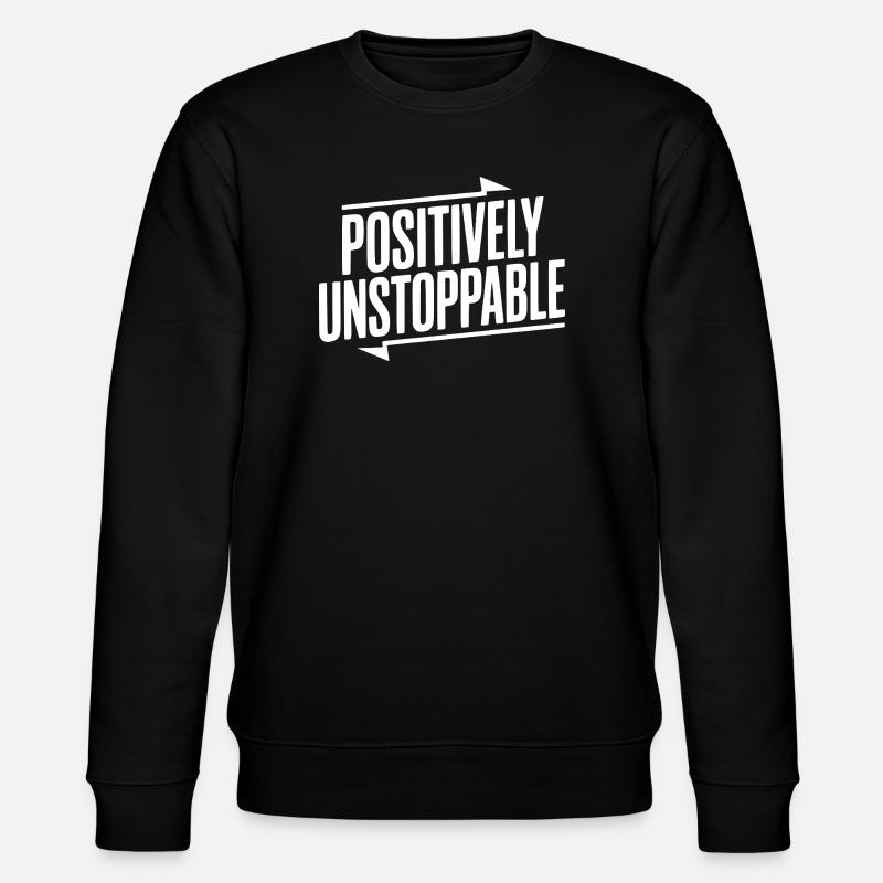 Absolut unaufhaltsam - Stanley/Stella Unisex Bio-Sweatshirt CHANGER  - Schwarz