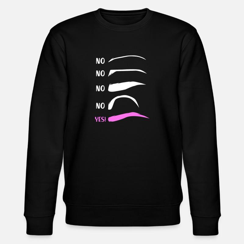 Makeup Microblading Cosmetic Beautician - Stanley/Stella CHANGER Unisex Organic Sweatshirt - black