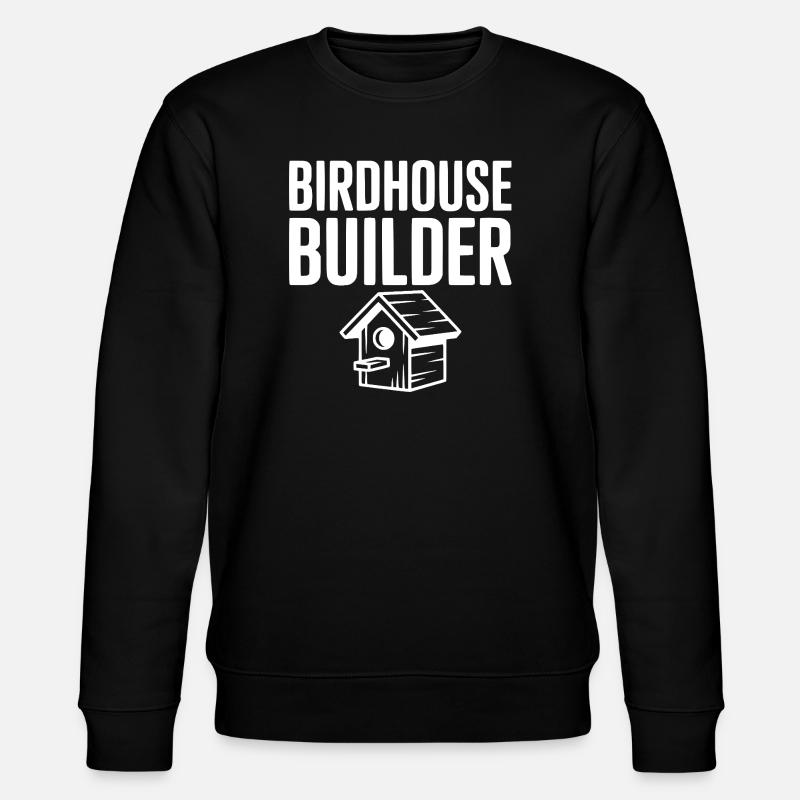 Vogelhausbauer - Stanley/Stella Unisex Bio-Sweatshirt CHANGER  - Schwarz