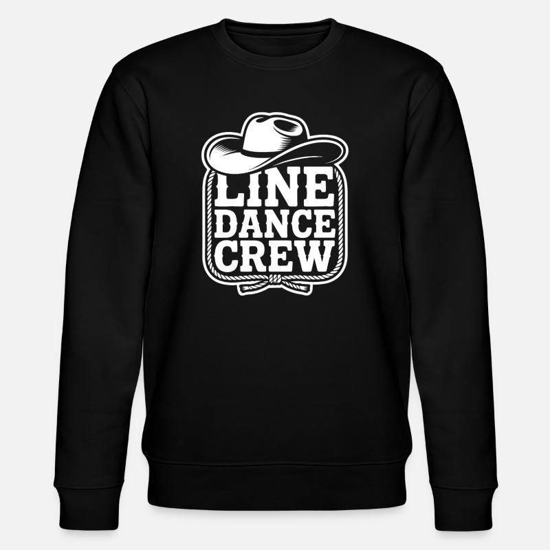 Line Dance Crew Logo - Stanley/Stella Unisex Bio-Sweatshirt CHANGER  - Schwarz