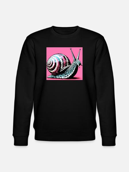 Snail - Stanley/Stella CHANGER Unisex Organic Sweatshirt - black