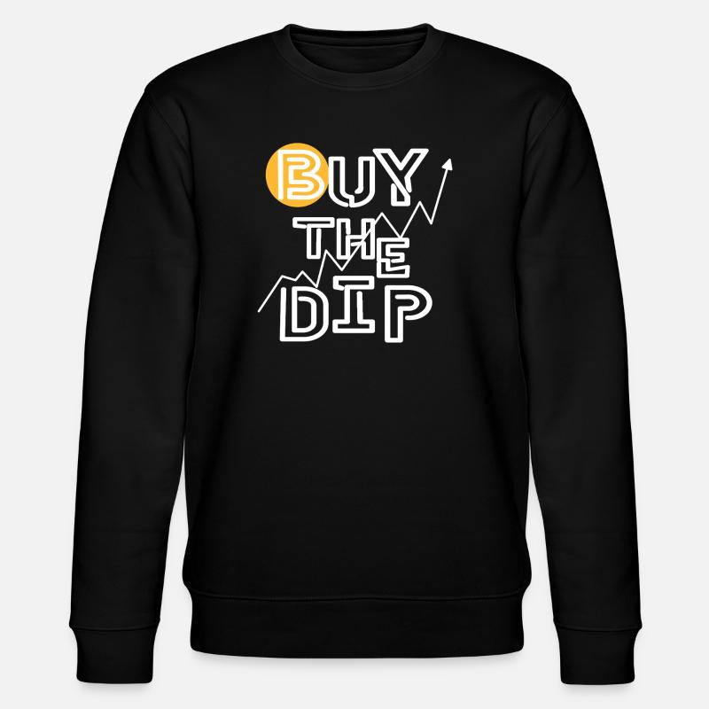Buy the dip! - Stanley/Stella Unisex Bio-Sweatshirt CHANGER  - Schwarz