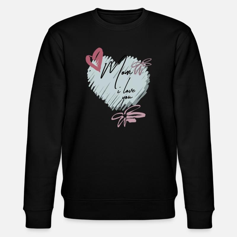  Mutterliebe - Stanley/Stella Unisex Bio-Sweatshirt CHANGER  - Schwarz