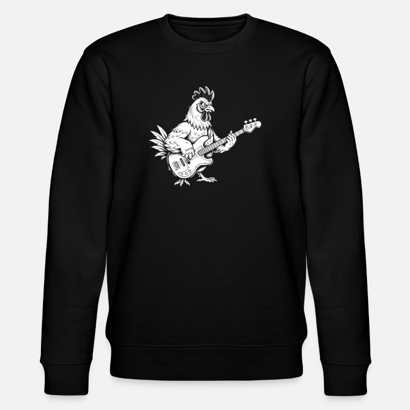 Nebelwald Silhouette Mono - Stanley/Stella Unisex Bio-Sweatshirt CHANGER  - Schwarz