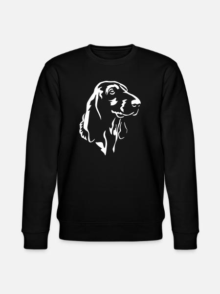 Segugio Italiano Head "Black Edition" - Stanley/Stella CHANGER Unisex Organic Sweatshirt - black