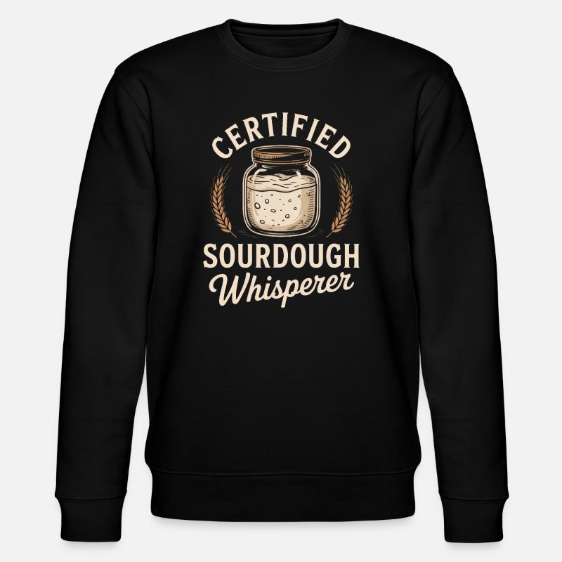Chuchoteur certifié de levain - Sweat bio CHANGER Stanley/Stella Unisexe - noir