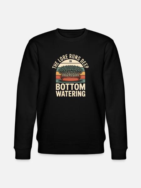 Water from below | Microgreens Insider - Stanley/Stella CHANGER Unisex Organic Sweatshirt - black