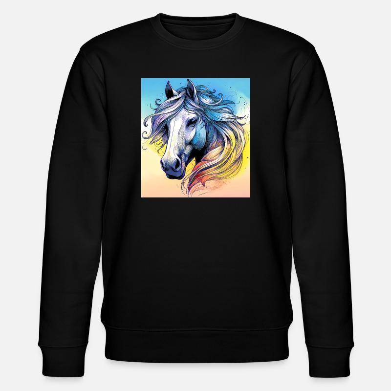 cheval - Sweat bio CHANGER Stanley/Stella Unisexe - noir