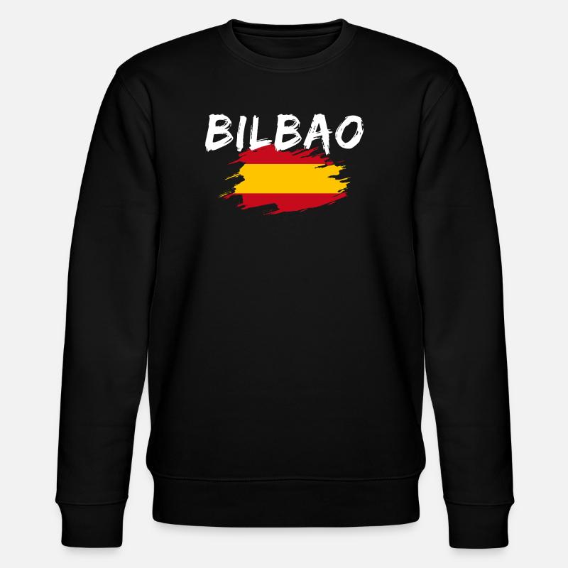 Bilbao Spanien - Stanley/Stella Unisex Bio-Sweatshirt CHANGER  - Schwarz