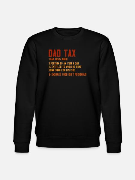 Papa Steuerdefinition Grafik-Tee - Stanley/Stella Unisex Bio-Sweatshirt CHANGER  - Schwarz