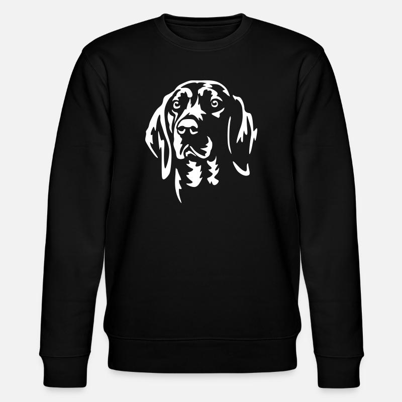 Alpine Dachshracken Head "Black Edition" - Stanley/Stella CHANGER Unisex Organic Sweatshirt - black