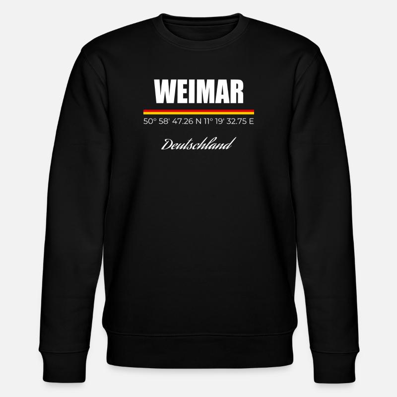 Weimar - Stanley/Stella Unisex Bio-Sweatshirt CHANGER  - Schwarz