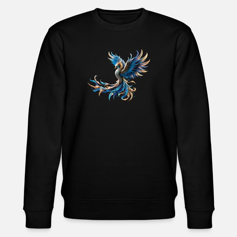 Phénix Bleu Feu - Sweat bio CHANGER Stanley/Stella Unisexe - noir