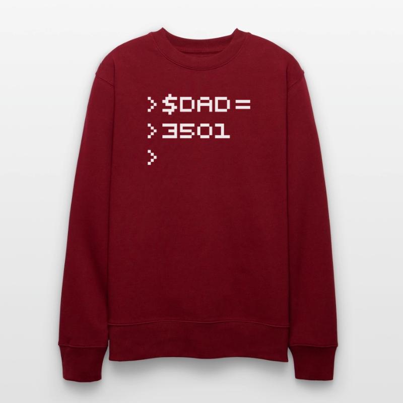 DAD Terminal de Pixels Nerd Code 8-Bits Rétro Sweat bio CHANGER Stanley/Stella Unisexe