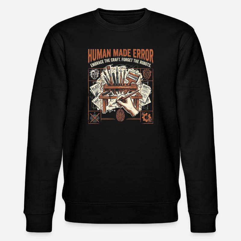 Human Error - Stanley/Stella Unisex Bio-Sweatshirt CHANGER  - Schwarz