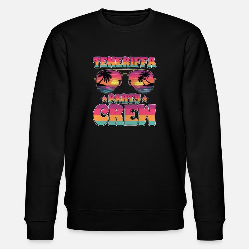 Teneriffa Party Crew - Stanley/Stella Unisex Bio-Sweatshirt CHANGER - Schwarz