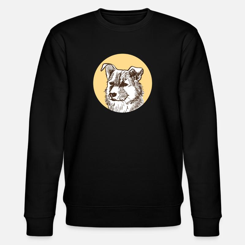 Hund - Stanley/Stella Unisex Bio-Sweatshirt CHANGER  - Schwarz