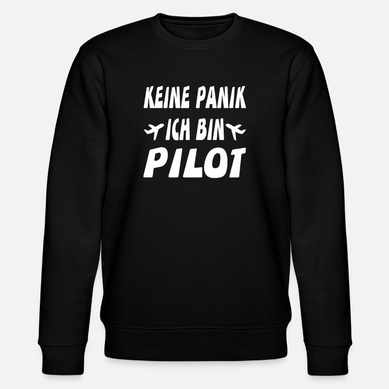 Pilot - Stanley/Stella Unisex Bio-Sweatshirt CHANGER  - Schwarz