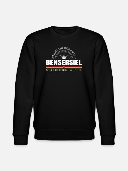 Bensersiel - Stanley/Stella Unisex Bio-Sweatshirt CHANGER - Schwarz
