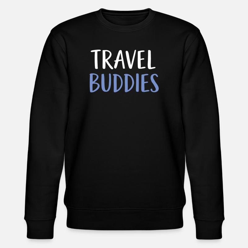Travel buddies - Stanley/Stella Unisex Bio-Sweatshirt CHANGER - Schwarz