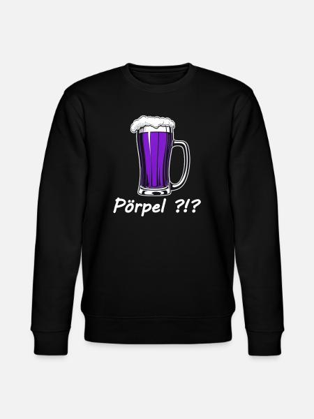 Pörpel Bier - Stanley/Stella Unisex Bio-Sweatshirt CHANGER - Schwarz