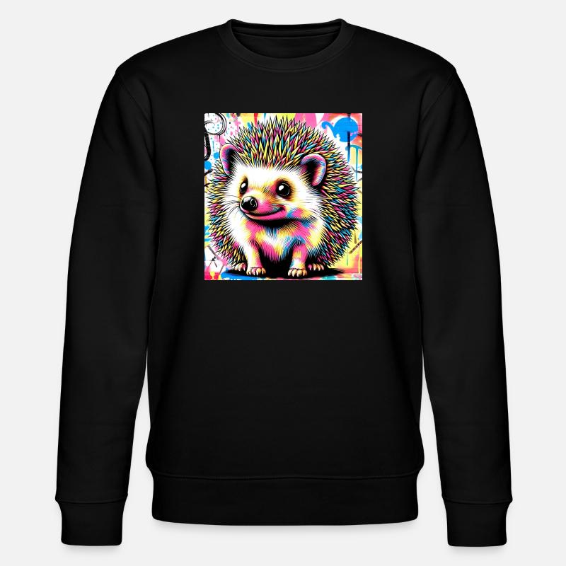 Igel - Stanley/Stella Unisex Bio-Sweatshirt CHANGER  - Schwarz