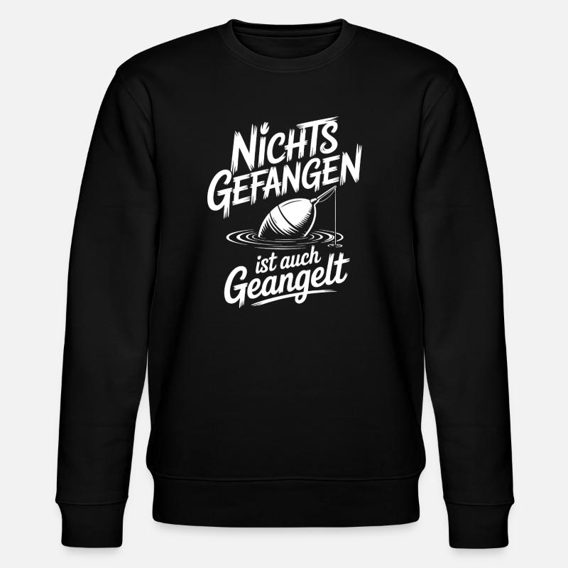 Angel Spruch lustig - Stanley/Stella Unisex Bio-Sweatshirt CHANGER - Schwarz
