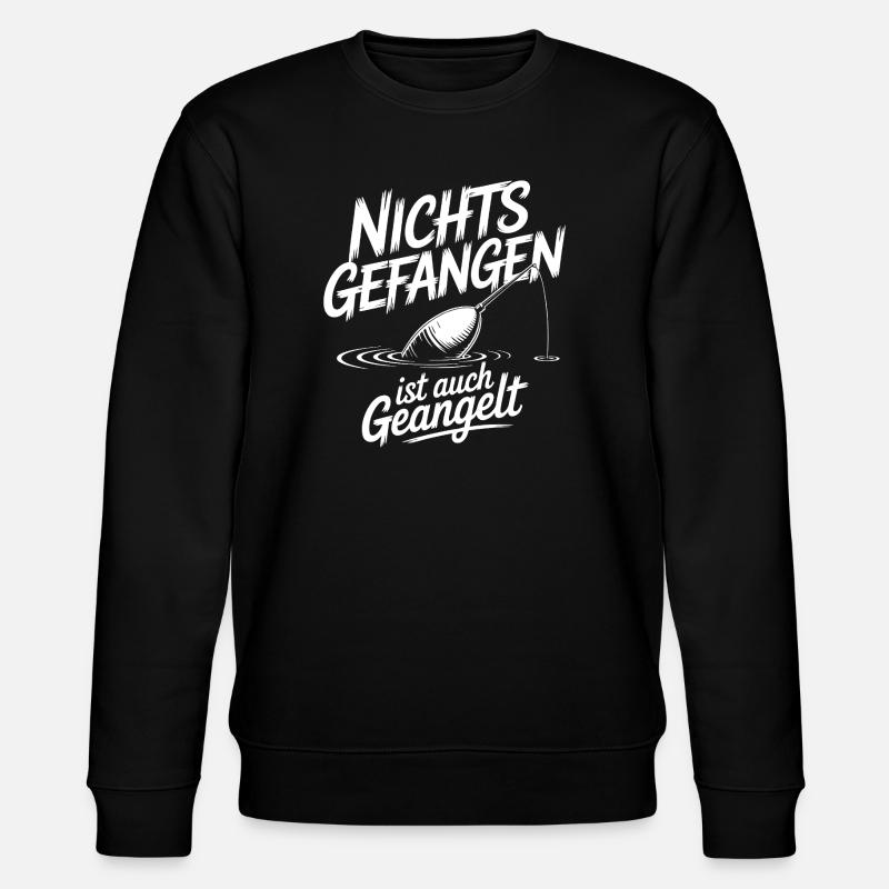 Angel Spruch lustig - Stanley/Stella Unisex Bio-Sweatshirt CHANGER  - Schwarz