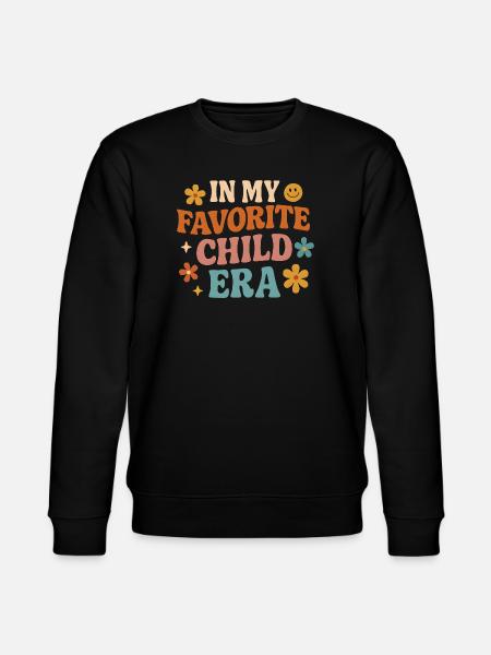 I min yndlings børneepoke-datterfamilier-humor - Stanley/Stella økologisk unisex-sweatshirt CHANGER - sort