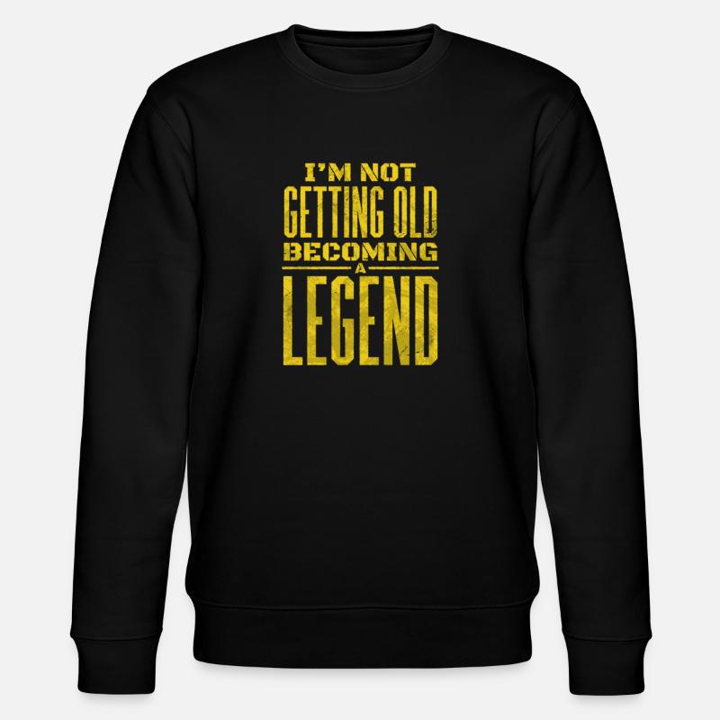 Legend Birthday - Stanley/Stella CHANGER Unisex Organic Sweatshirt - black
