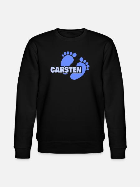 Geschenk für Carsten - Stanley/Stella Unisex Bio-Sweatshirt CHANGER - Schwarz