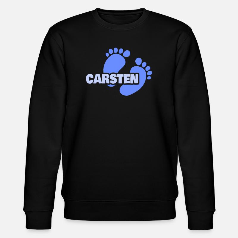 Geschenk für Carsten - Stanley/Stella Unisex Bio-Sweatshirt CHANGER  - Schwarz