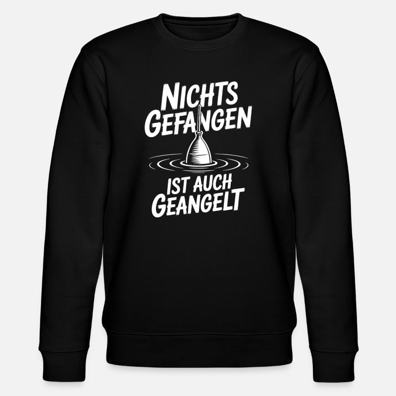 Angel Spruch lustig - Stanley/Stella Unisex Bio-Sweatshirt CHANGER  - Schwarz