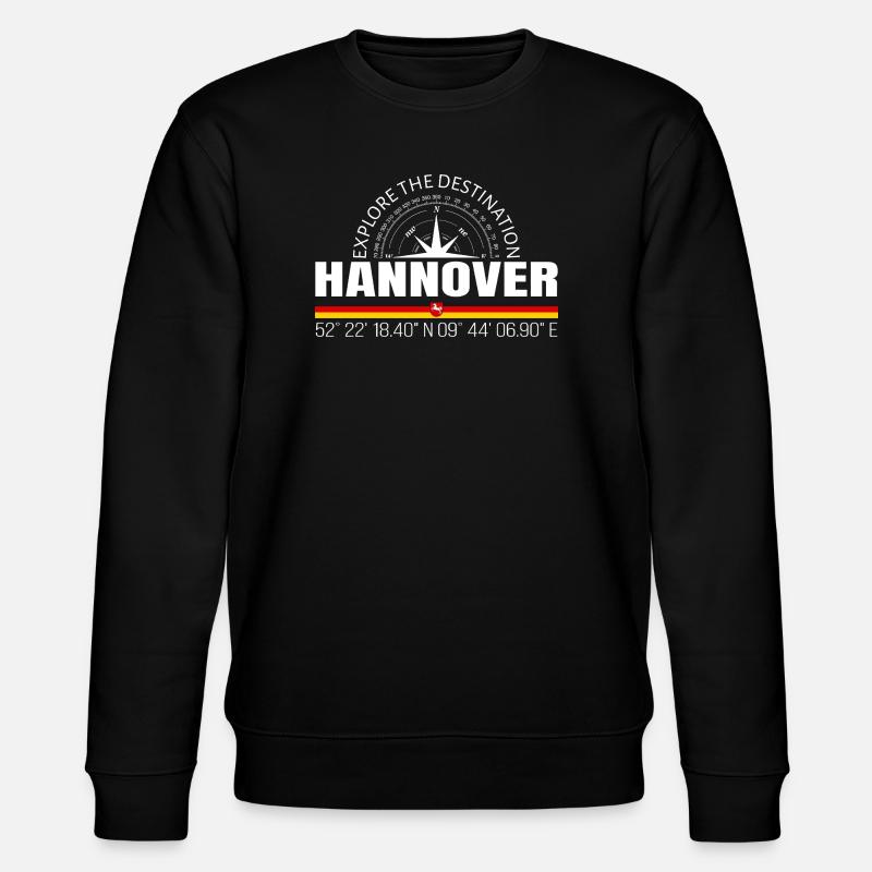 Hannover - Stanley/Stella Unisex Bio-Sweatshirt CHANGER  - Schwarz