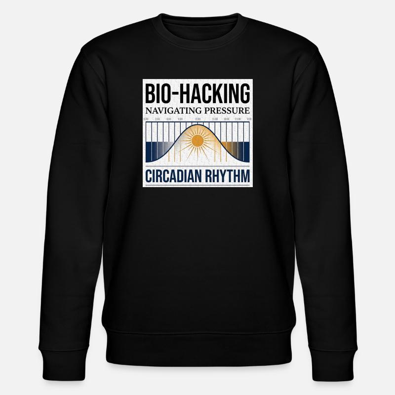 Bio Hacking - Stanley/Stella CHANGER Unisex Organic Sweatshirt - black