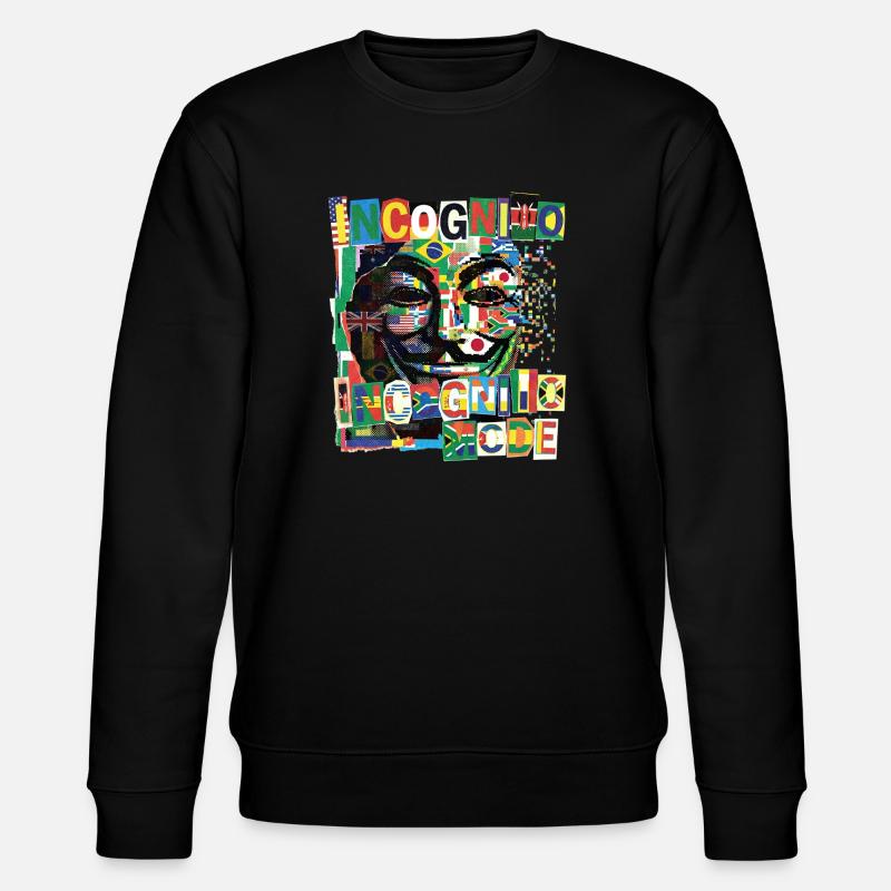 Incognito Mode - Stanley/Stella Unisex Bio-Sweatshirt CHANGER  - Schwarz
