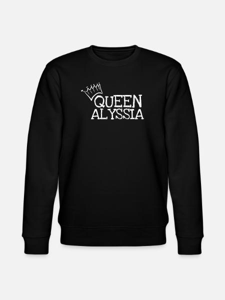 Gift for Alyssia - Stanley/Stella CHANGER Unisex Organic Sweatshirt - black