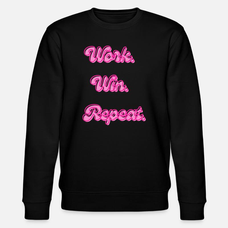 Work Win reprend Retro Neon - Sweat bio CHANGER Stanley/Stella Unisexe - noir