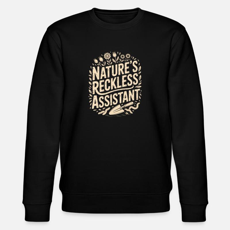 Der rücksichtslose Assistent der Natur - Stanley/Stella Unisex Bio-Sweatshirt CHANGER - Schwarz