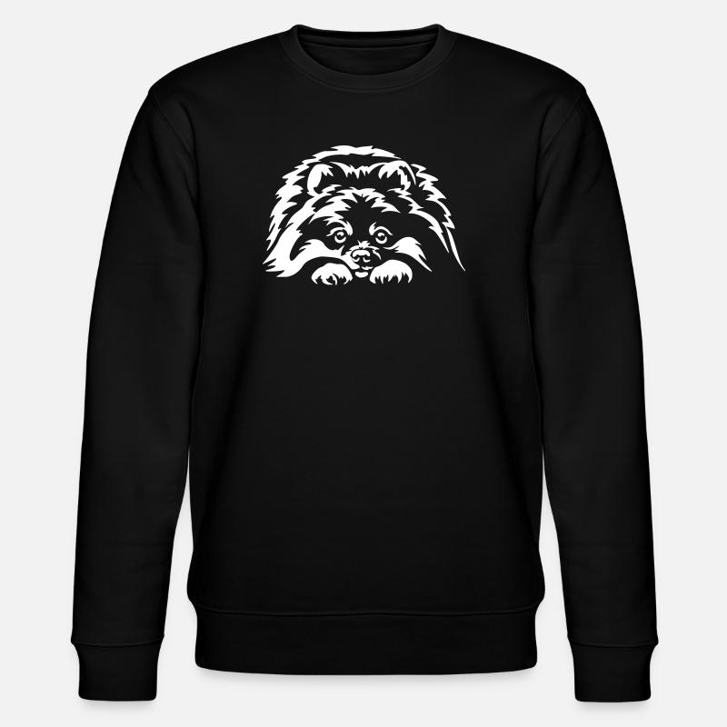 Zwergspitz "Black Edition" - Stanley/Stella Unisex Bio-Sweatshirt CHANGER  - Schwarz