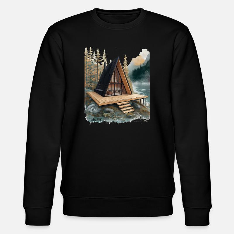 Retraite du lac Aframe - Sweat bio CHANGER Stanley/Stella Unisexe - noir