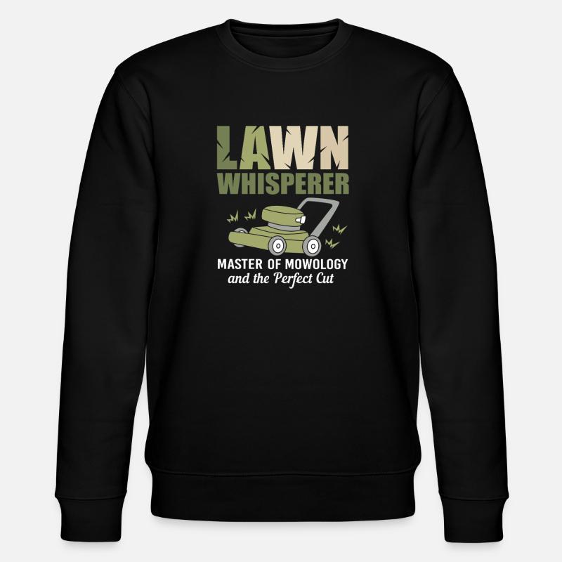 Rasenmäher Rasen (Wiese) - Stanley/Stella Unisex Bio-Sweatshirt CHANGER  - Schwarz