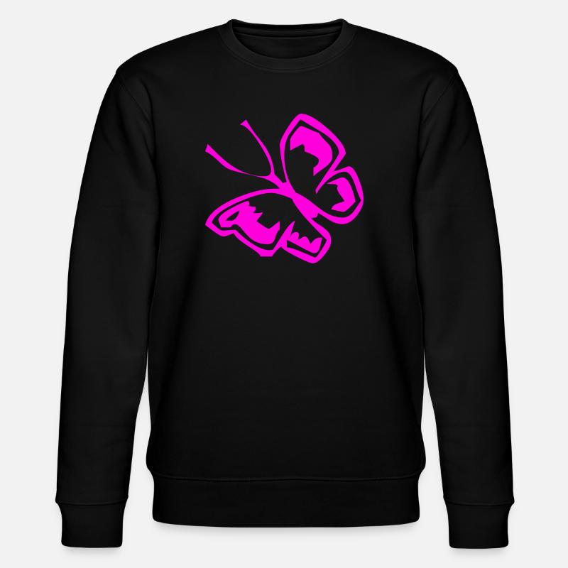 Papillon - Sweat bio CHANGER Stanley/Stella Unisexe - noir