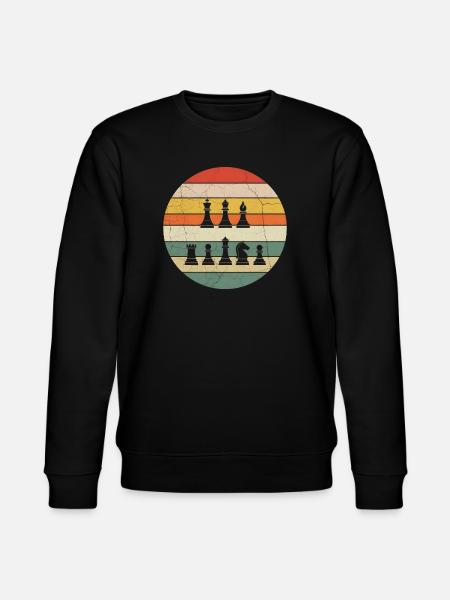 Chess Player Humor Chess Gift - Stanley/Stella CHANGER Unisex Organic Sweatshirt - black