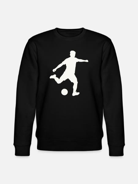 Foosball silhouette in motion - Stanley/Stella CHANGER Unisex Organic Sweatshirt - black