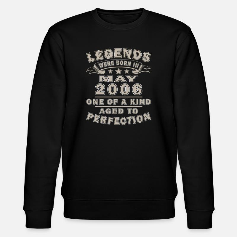 Birthday May 2006 - Stanley/Stella CHANGER Unisex Organic Sweatshirt - black