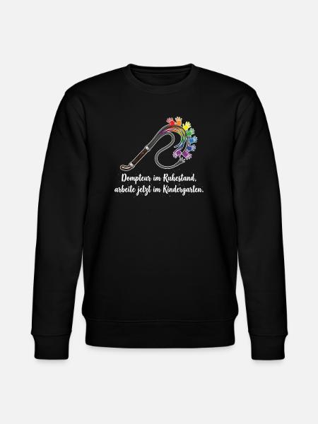 Erzieher Dompteur Kindergarten Beruf - Stanley/Stella Unisex Bio-Sweatshirt CHANGER  - Schwarz