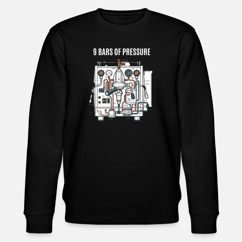 Pression du café - Sweat bio CHANGER Stanley/Stella Unisexe - noir