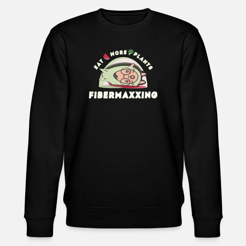 Fibermaxxing  - Stanley/Stella Unisex Bio-Sweatshirt CHANGER  - Schwarz