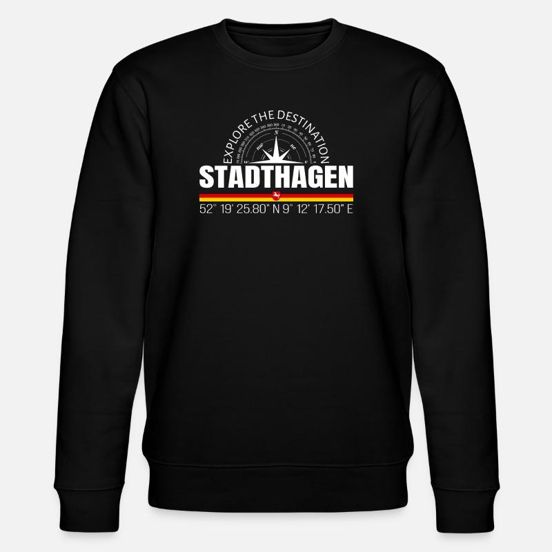 Stadthagen - Stanley/Stella Unisex Bio-Sweatshirt CHANGER  - Schwarz